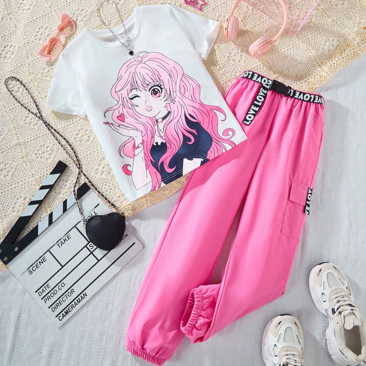 Tenue Cool Ã€ La Mode Tendance Pour Filles PrÃ©adolescentes Pour Le Printemps/Ã©tÃ©