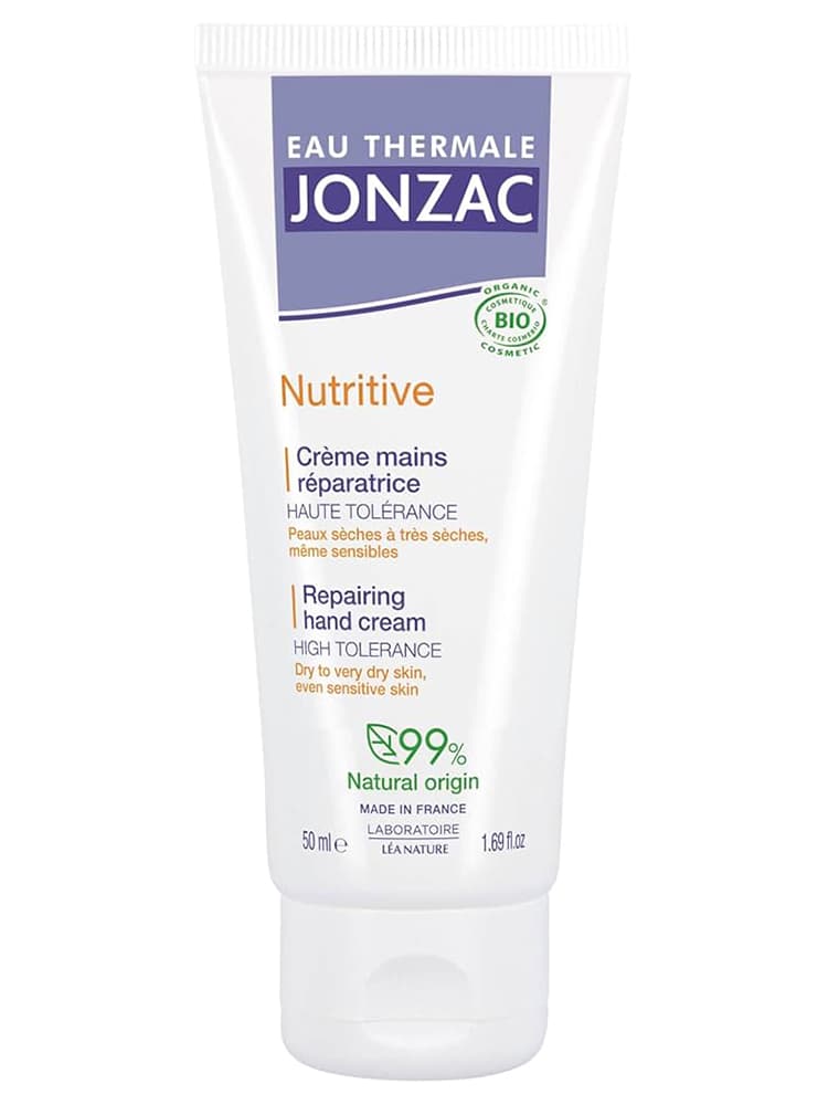 Eau Thermale Jonzac Nutritive Crème Mains Réparatrice Peaux Sèches à Très Sèches Bio 50 ml