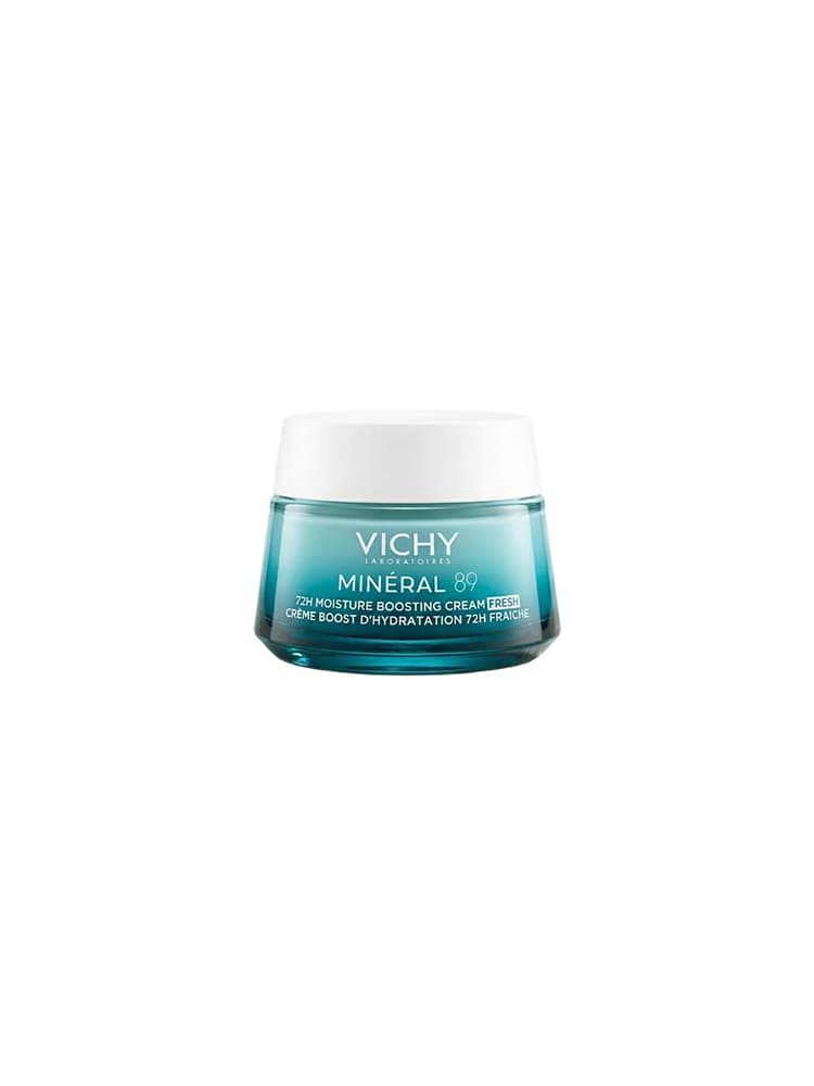 Vichy Minéral 89 Crème Boost d'Hydratation 72H Tous Types de Peaux 50 ml
