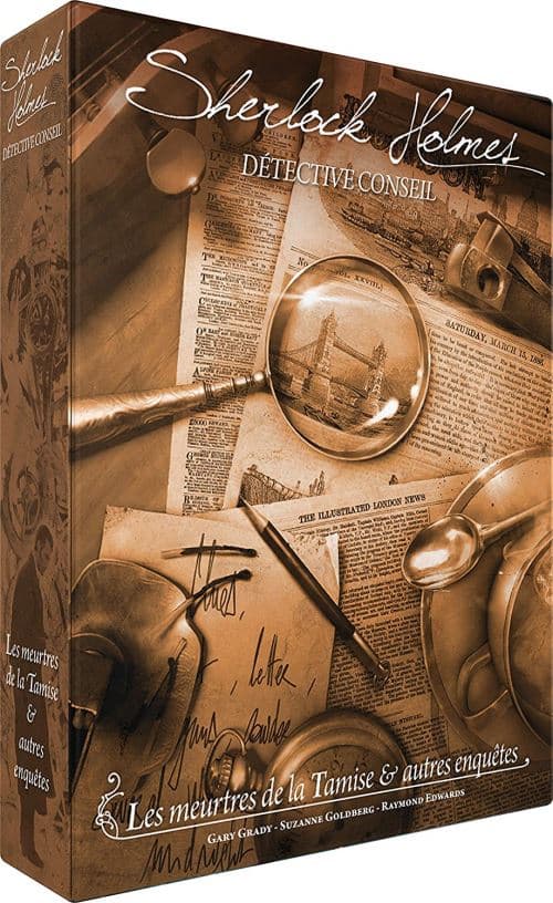 Jeu de société Sherlock Holmes Détective Conseil Les meurtres de la Tamise et Autres Enquêtes Asmodée